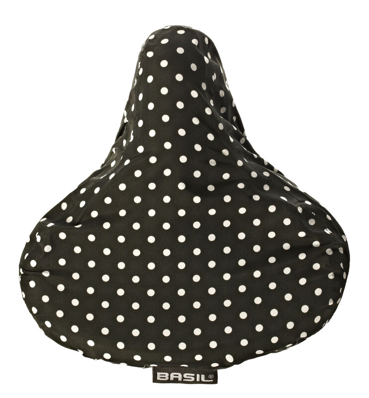 Basil Katharina Saddle Cover na telefon City/Trekking wykonana z płótna żaglowego, czarny, jeden rozmiar BAS50297