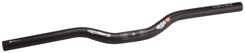 HUMPERT Ergo Kierownica rowerowa 25,4mm Alu, black 550mm 2020 Kierownice trekkingowe i miejskie 27.165-1