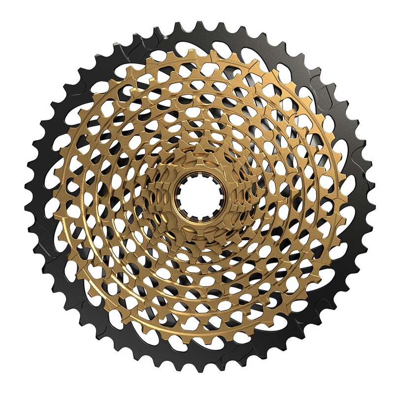 SRAM Kaseta XX1 Eagle czarny-złoty / Ilość biegów: 12 / Stopniowanie: 10-50 00.2418.072.000