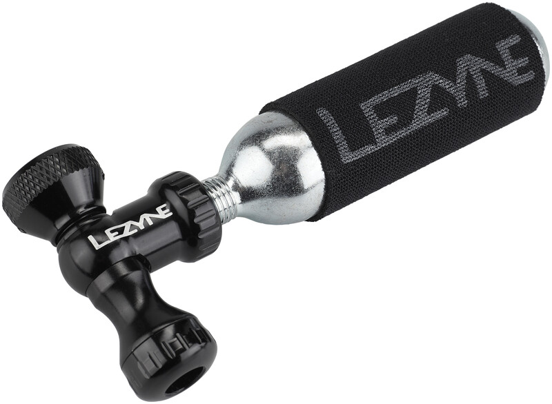 Lezyne Pumpe Co2 Control Drive, Schwarz/Silber (1-C2-CTRLDR-V104)