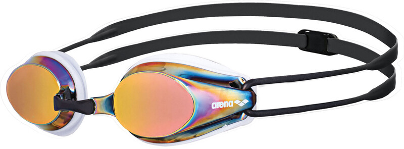 Arena Mirror Tracks okulary pływackie, biały, jeden rozmiar 92370-34