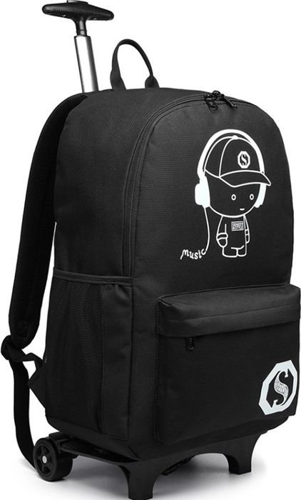 Bag Street Plecak szkolny Cody czarny