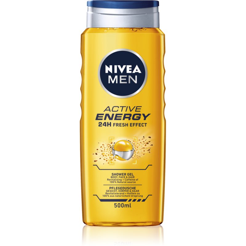 Nivea Polska Men Active Energy Żel pod prysznic 500 ml 1143615