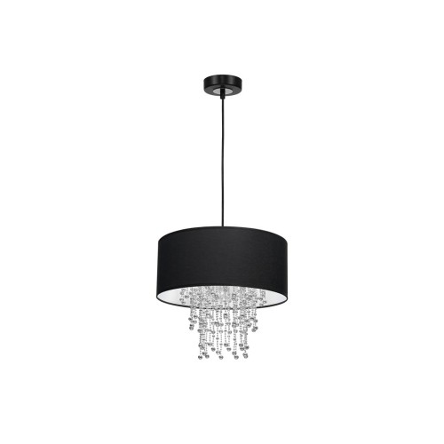 Milagro lampa wisząca ALMERIA BLACK/CHROME 1xE27 MLP6432