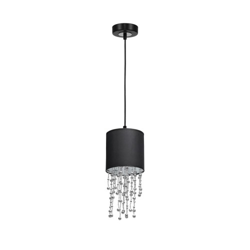 Milagro Lampa wisząca ALMERIA BLACK/SILVER 1xE27 MLP6429