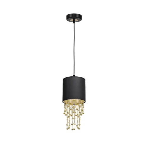 Milagro Lampa wisząca ALMERIA BLACK/GOLD 1xE27 MLP6442