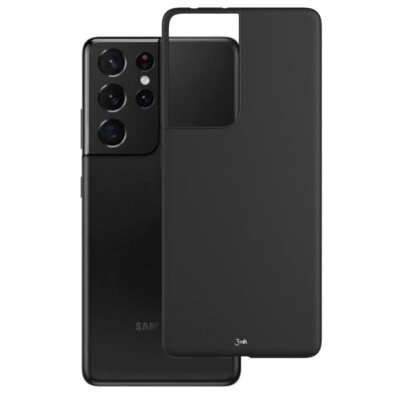 3mk Matt Case Samsung G998 S21 Ultra czarny/black 3M002219