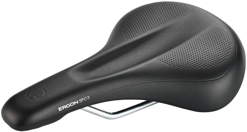 Selle Royal Ergon SFC3 Evo/Comp żelowe czarne fitness Touring E Bike komfort wygodny ortopedyczny, 440200, s (440 200 40)