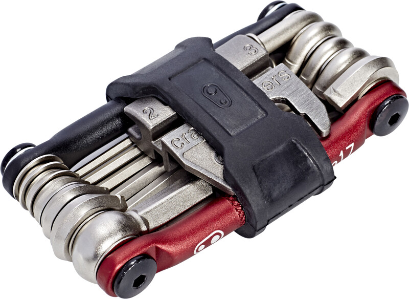 Crankbrothers Multi-17 Narzędzie wielofunkcyjne, black/red 2021 Narzędzia wielofunkcyjne i mini narzędzia 16193CB
