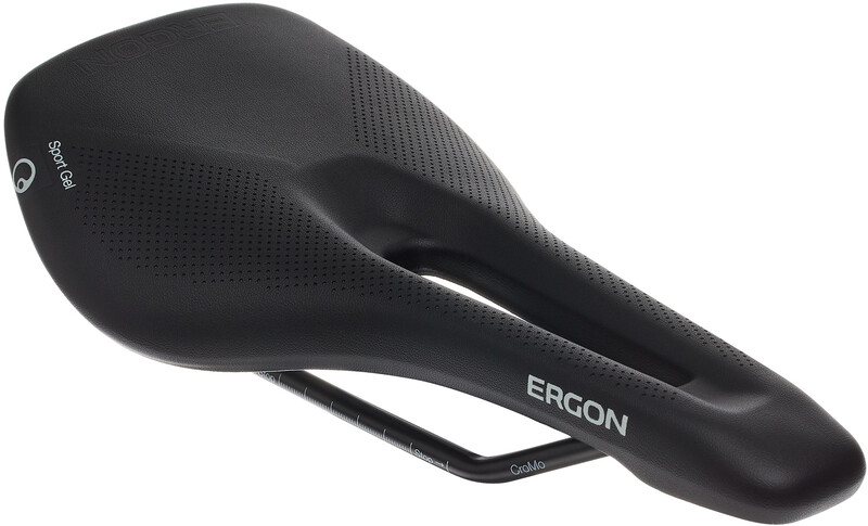 Ergon SR Sport Gel Women rower siodełko damskie rower wyścigowy Road Bike Komfort koło, 44061, czarny, S/M