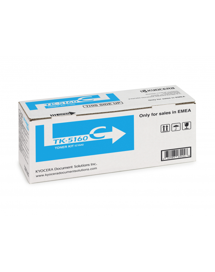 Toner Kyocera TK-5160C | 12000 str A4 | Cyan | ECOSYS P7040cdn