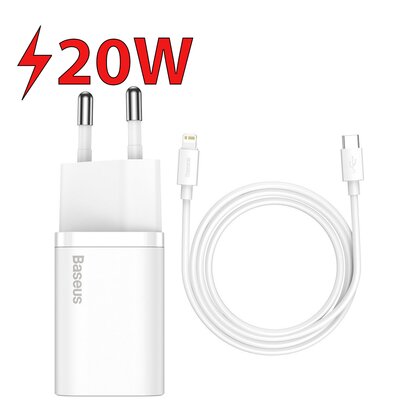Baseus Ładowarka Super Si 1x USB-C 3 A TZCCSUP-B02
