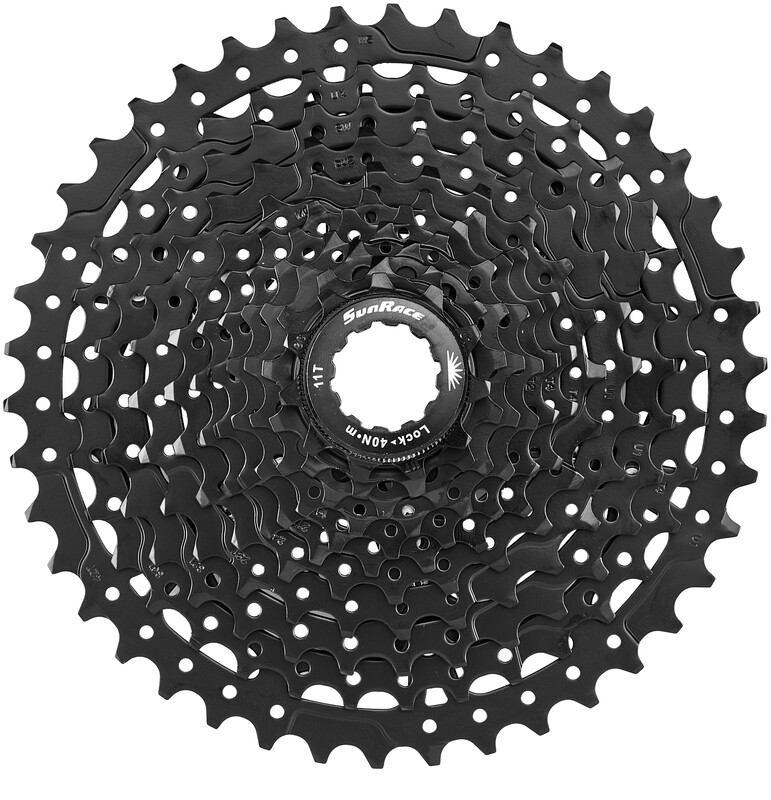 Sunrace SunRace CSMS8 Kaseta rowerowa 11-rz., black 11-46T 2020 Kasety 235985