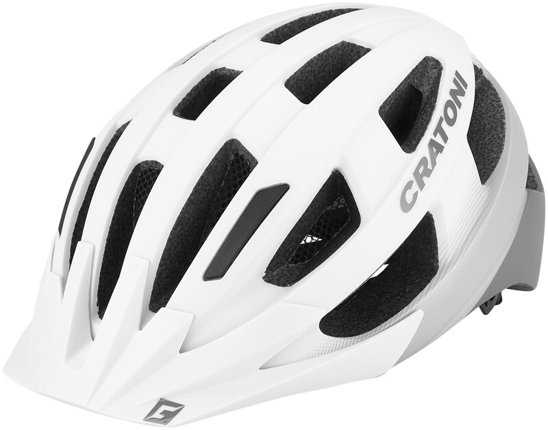 Cratoni Velo-X Kask, white matte S/M | 52-57cm 2020 Kaski miejskie i trekkingowe 2015084200