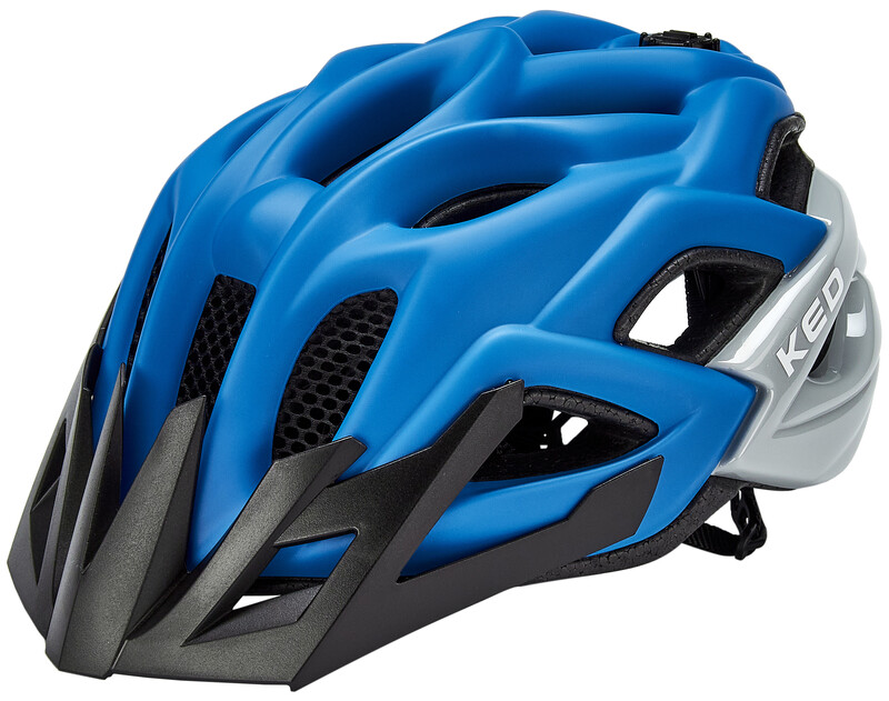 KED Status Helmet Kids, blue black matt M | 52-59cm 2021 Kaski dla dzieci 12114034514