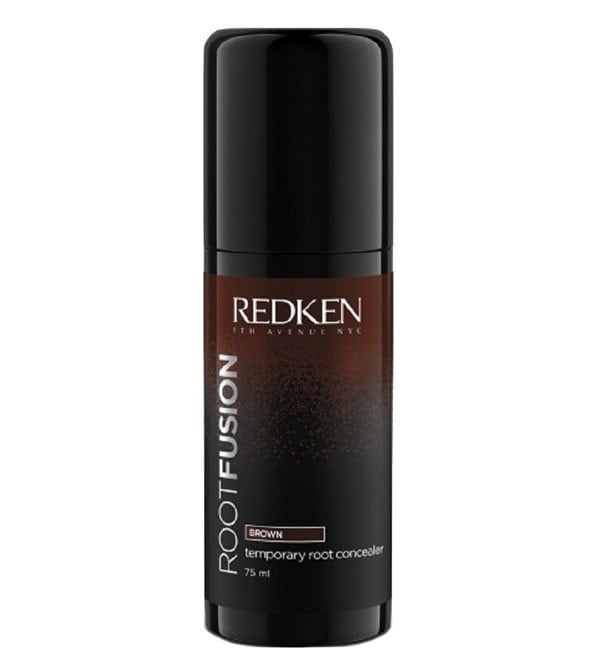Redken Root Fusion korektor do odrostów i siwych włosów odcień Brown 75 ml