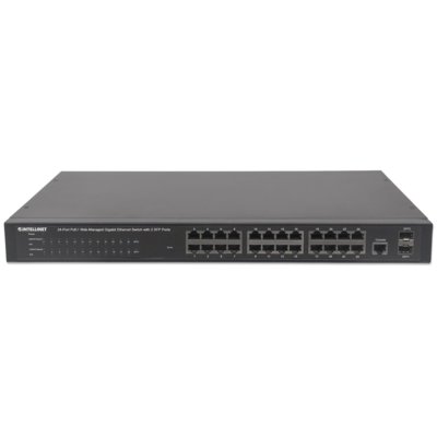 Intellinet Network Solutions Switch Network Solutions 560559 24x1GbE 2x SFP PoE+