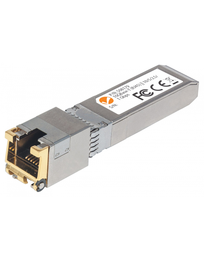 Intellinet Network Solutions Intellinet Transceiver moduł MiniGBIC/SFP+ 10GBase-T RJ45 10 Gigabit 508179