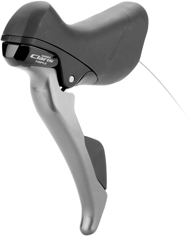 Shimano Klamkomanetka Claris ST-R2030 czarny / Ilość biegów: 3 / Montaż: lewa ESTR2030LIA