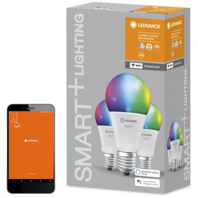 LEDVANCE SMART+ WiFi Classic A60 RGBW E27 FR 4058075485754