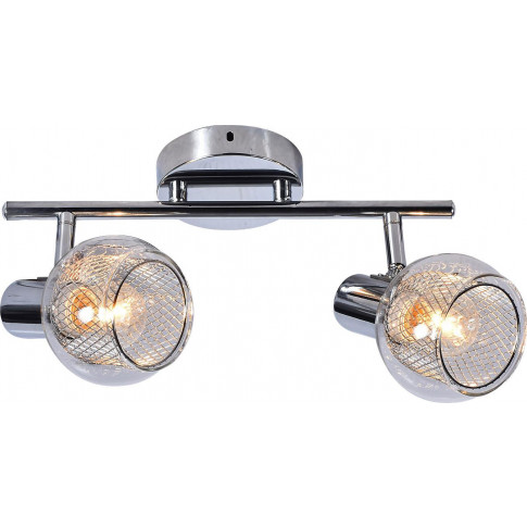 Chromowana lampa sufitowa z regulacją reflektorów - EX786 H1-C35
