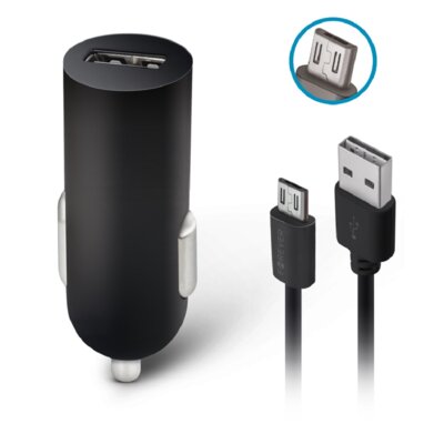 Forever Ładowarka samochodowa M-02, 2.1 A, 1 x microUSB