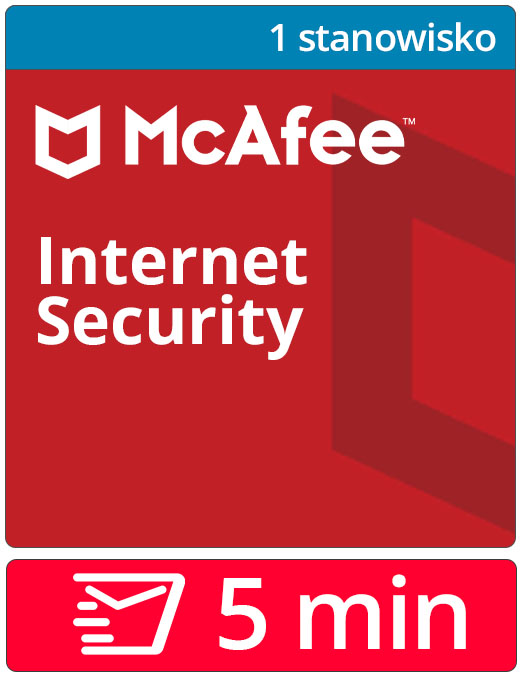 McAfee Internet Security 2026 (1 stanowisko, odnowienie na 12 miesięcy)