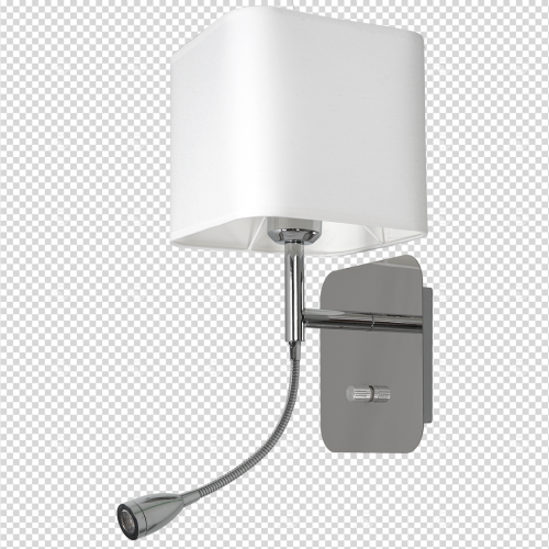 Milagro Kinkiet NAPOLI WHITE/CHROME 1xE27 + 1W LED ML63600