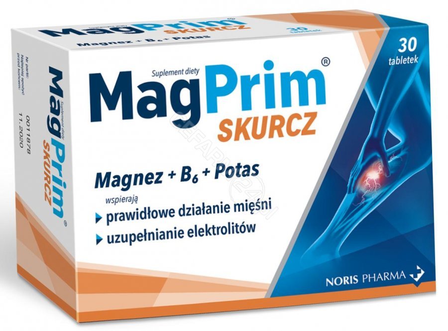 NORIS PHARMA MagPrim Skurcz x 30 tabl powlekanych