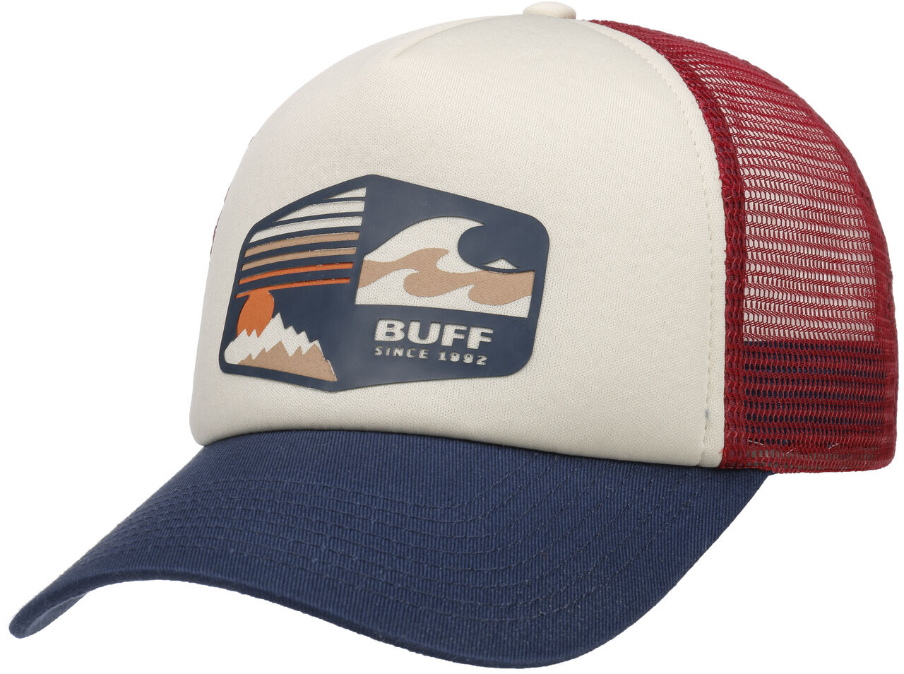 Czapka Trucker Jari Multi by BUFF, niebiesko-czerwony, One Size