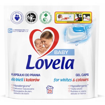 Lovela Hipoalergiczne kapsułki do prania 23 szt.