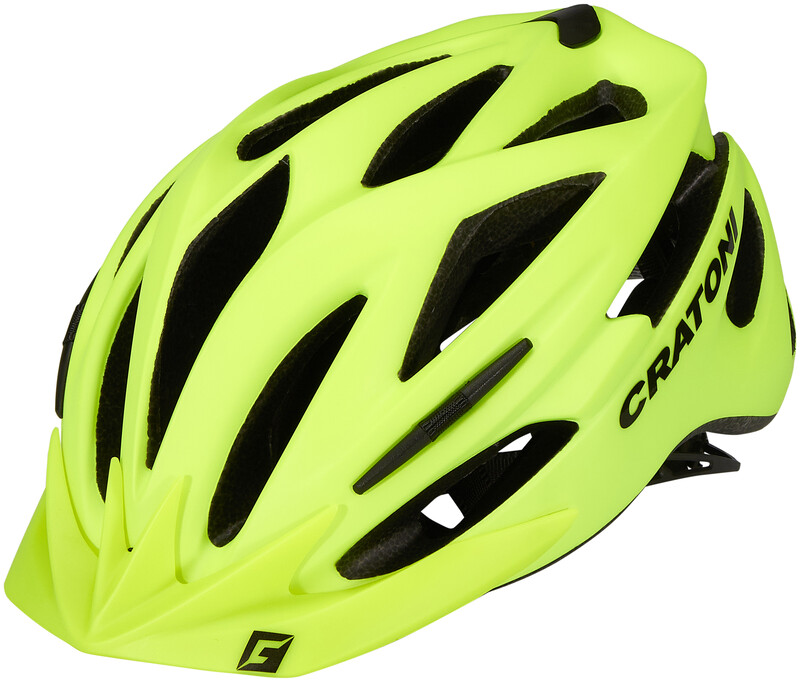 Cratoni Pacer Kask MTB, neon yellow matte S/M | 54-58cm 2020 Kaski miejskie i trekkingowe 2015059870
