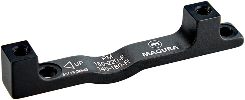 Magura Magura QM 45 Adapter PM 180-220 mm przód/PM 140-160 mm tył, black 2020 Akcesoria do hamulców tarczowych 2701940
