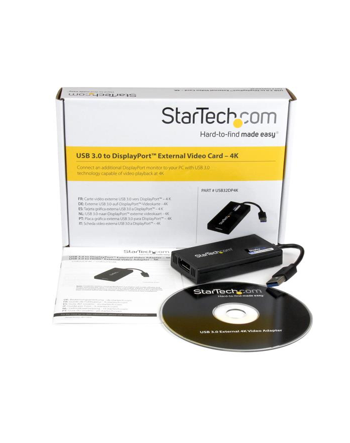 StarTech Kabel USB USB 3.0 na DisplayPort 4K USB32DP4K Darmowa dostawa! USB32DP4K
