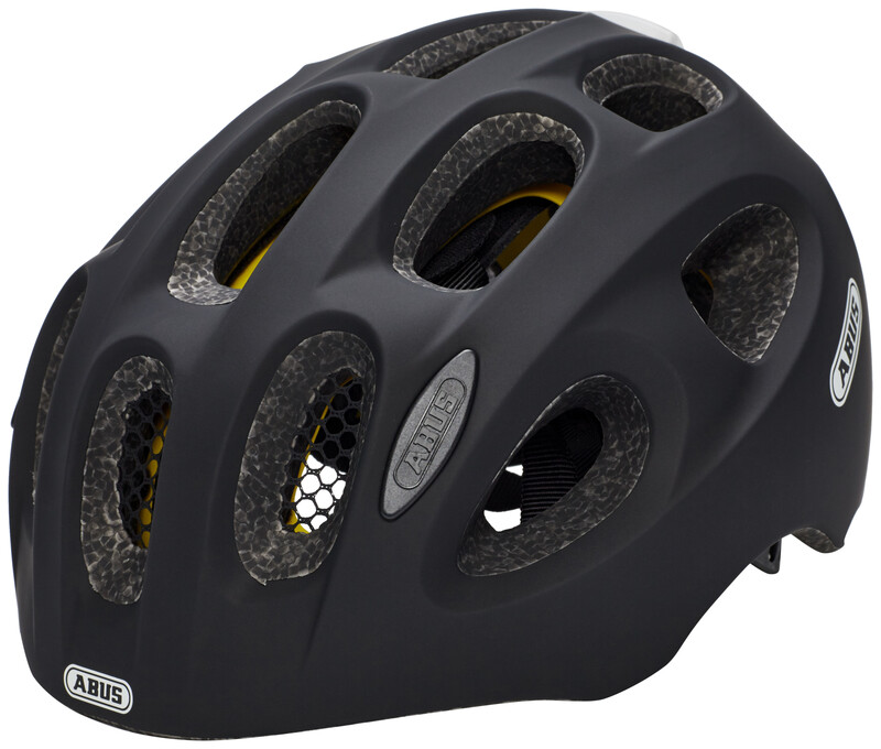 Abus Youn-I Mips kask rowerowy, czarny, 5257 cm 38812-5