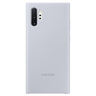 Samsung Etui Silicone Cover Galaxy Note 10+ Srebrny EF-PN975TSEGWW