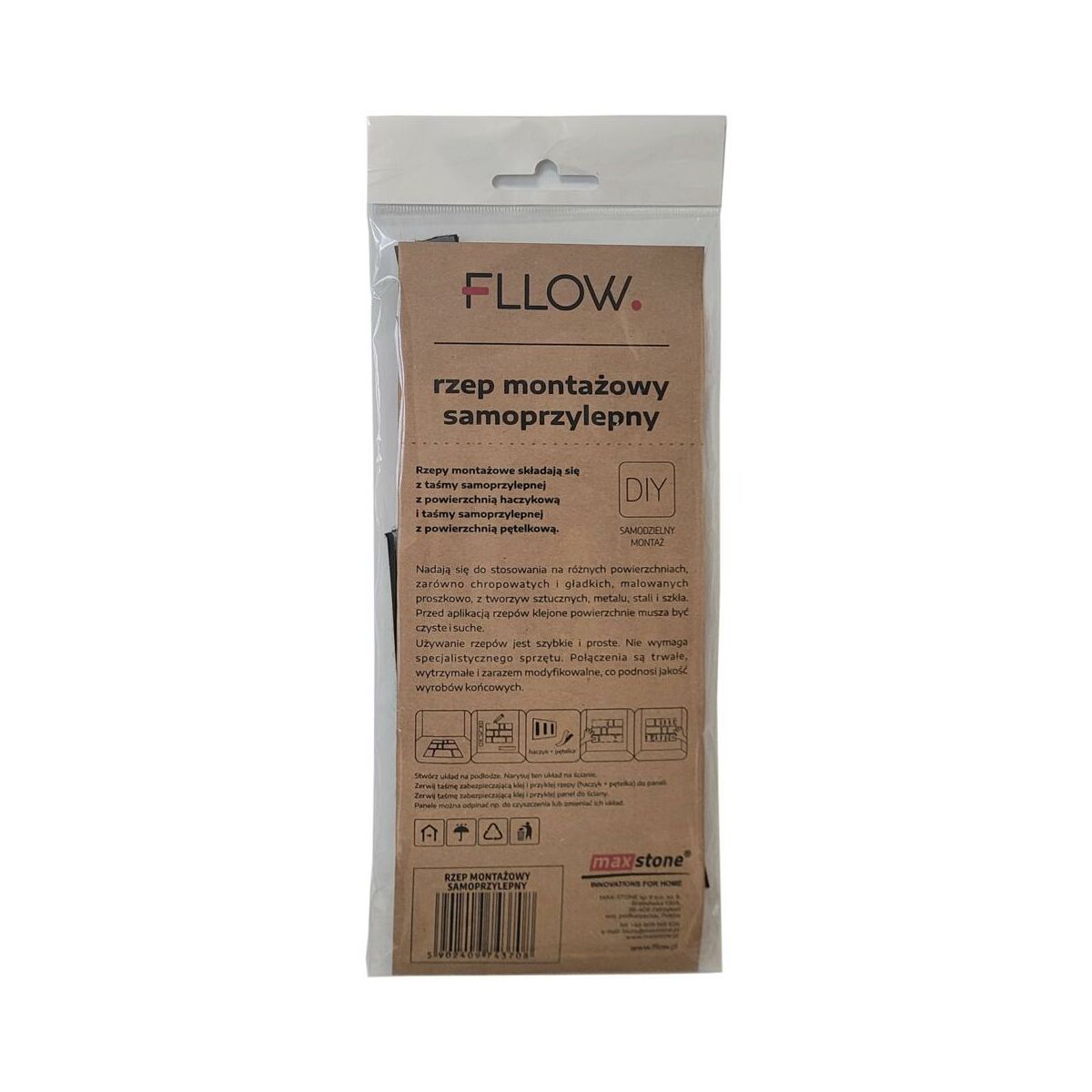 Zestaw montażowy do paneli tapicerowanych 6x20 cm 6 sztuk