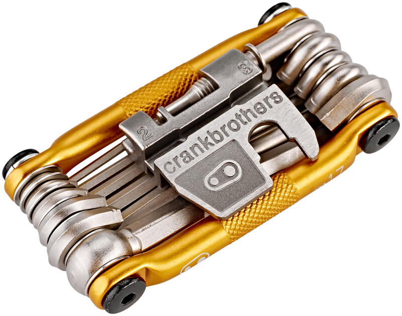 Crank Brothers narzędzie wielofunkcyjne, 17 narzędzi w 1, złoto, jeden rozmiar CB-35117