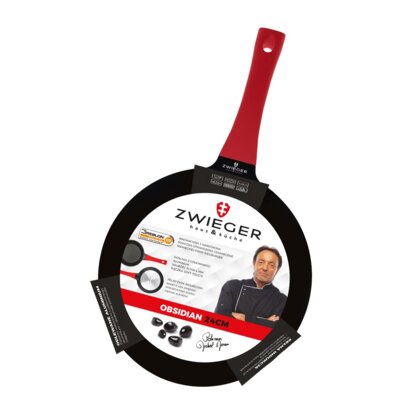 ZWIEGER OBSIDIAN Patelnia 24cm non-stick GREBLON C3