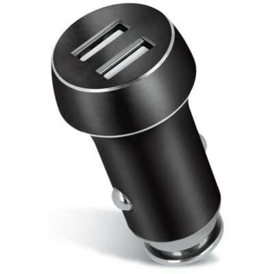 Forever TelForceOne Ładowarka samochodowa 2xUSB 3.1 A PCC-04 czarna