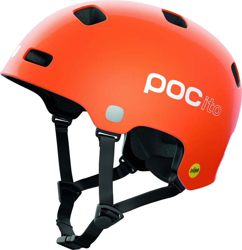 POC POCito Crane MIPS Helmet Kids, fluorescent orange 55-58cm 2021 Kaski dla dzieci PC105709050MLG1