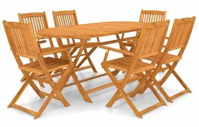 7 cz. zestaw ogrodowy drewniany R1-A40