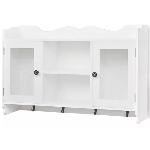 Biała szafka ścienna z drzwiczkami W0-A84