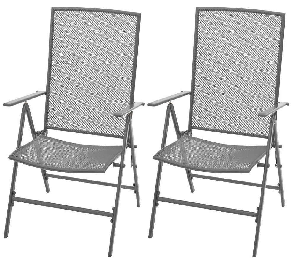 Zestaw metalowych krzeseł ogrodowych S7-K65