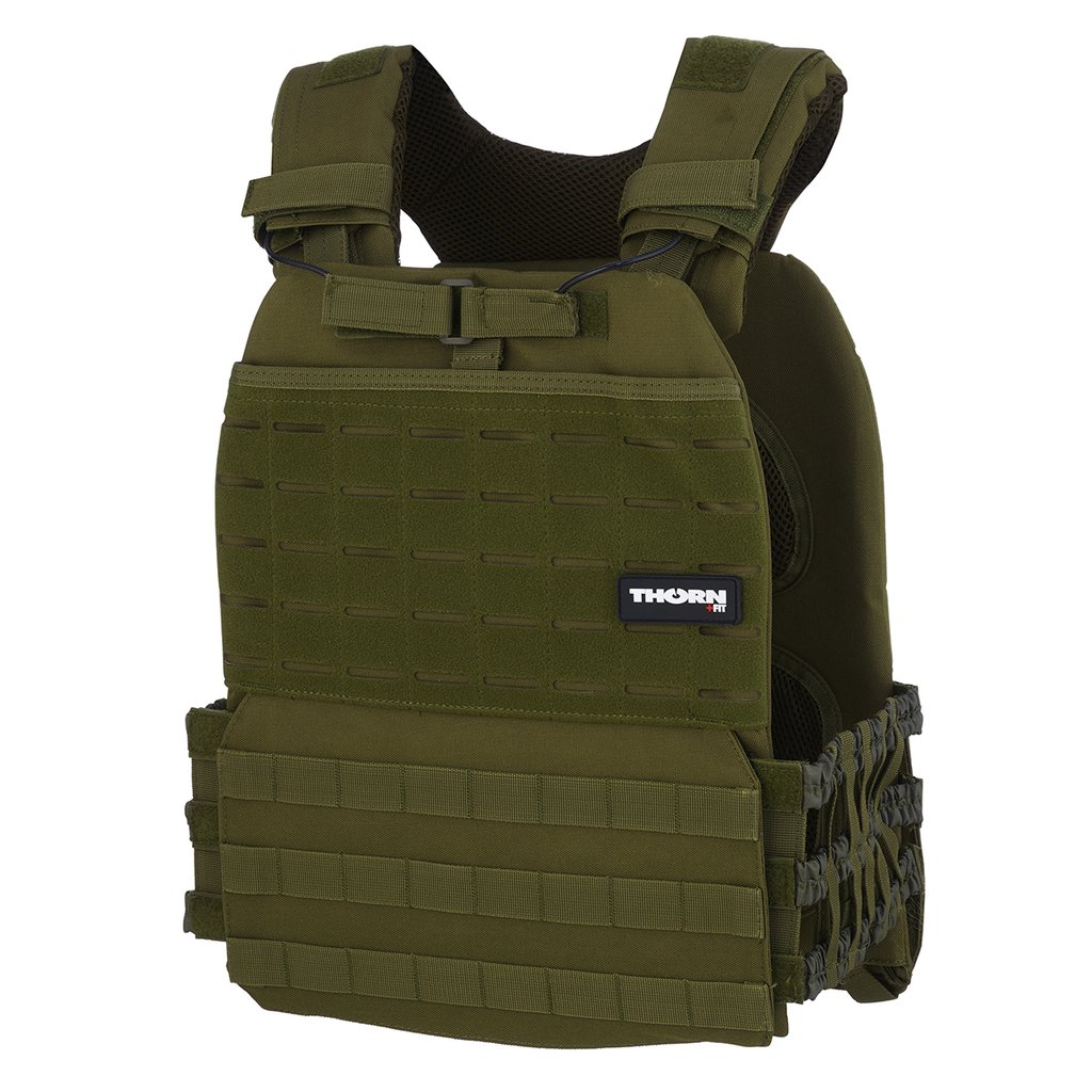 Obciążeniowa kamizelka do ćwiczeń Tactic Weight Vest (army green, 14LB) THORN FIT