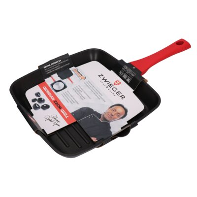 ZWIEGER Obsidian Patelnia grillowa 5903357370442
