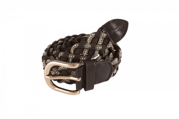Pikeur Pasek pleciony do spodni SS21 - brown