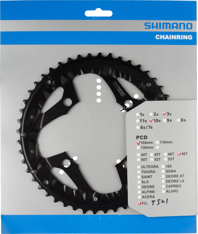 Shimano Zębatka rowerowa 10/104 36Z. FC-t521 Y1NL98020