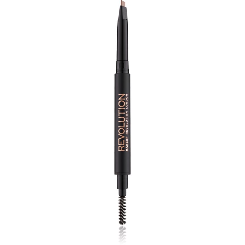 Makeup Revolution Duo Brow Definer precyzyjny ołówek do brwi odcień Light Brown 0,15 g