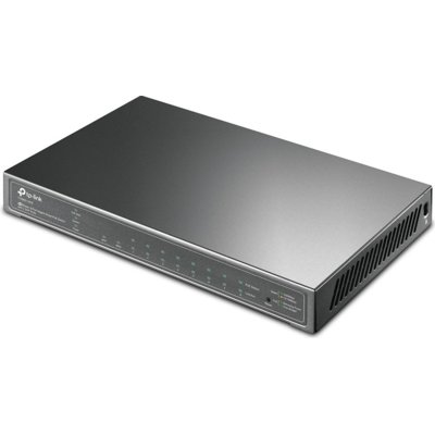 TP-LINK Przełącznik Smart PoE, 8 portów Gb PoE, 2 sloty SFP T1500G-10PS(TL-SG2210P)